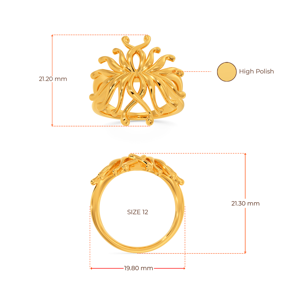 Underwater Magic Gold Rings image