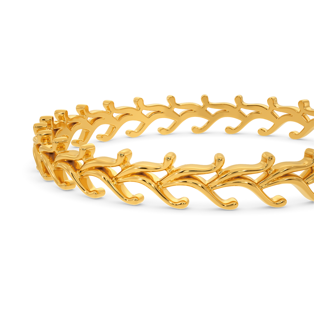Underwater Magic Gold Bangles