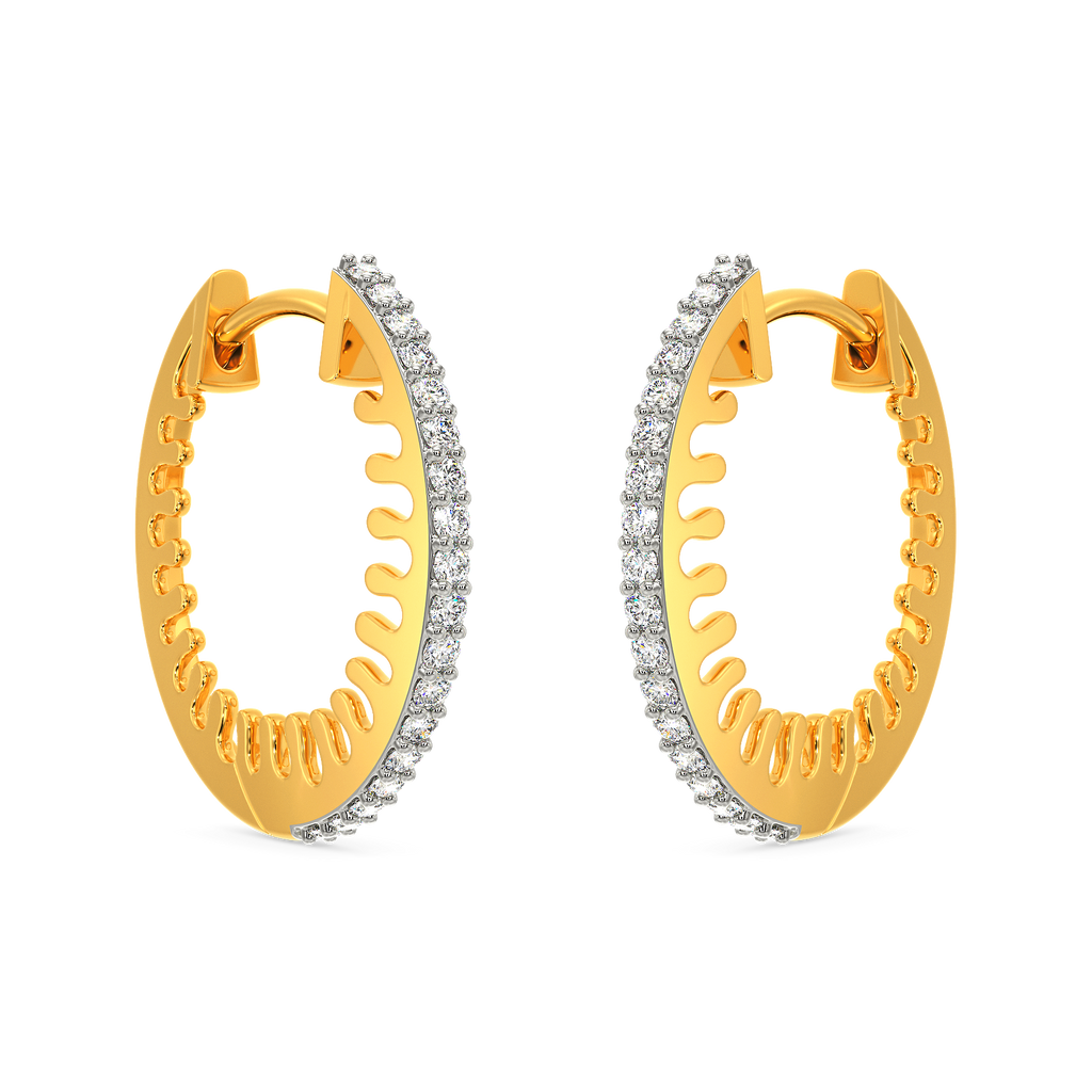 Aquamarine  Diamond Earrings