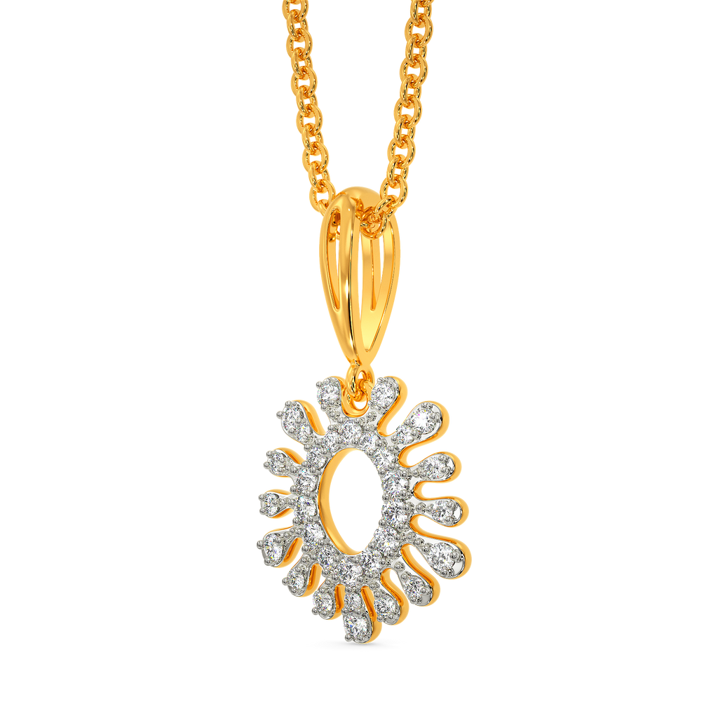 Aquamarine Diamond Pendants