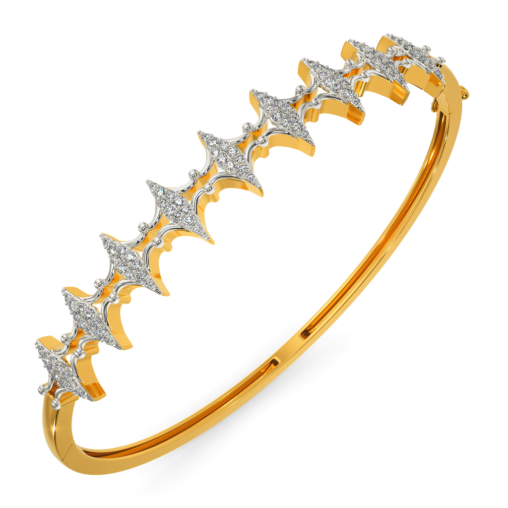 Dreamin Of The Ocean Diamond Bangles