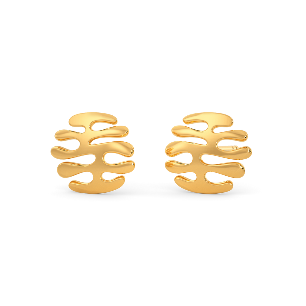 Oceanic Gold Earrings