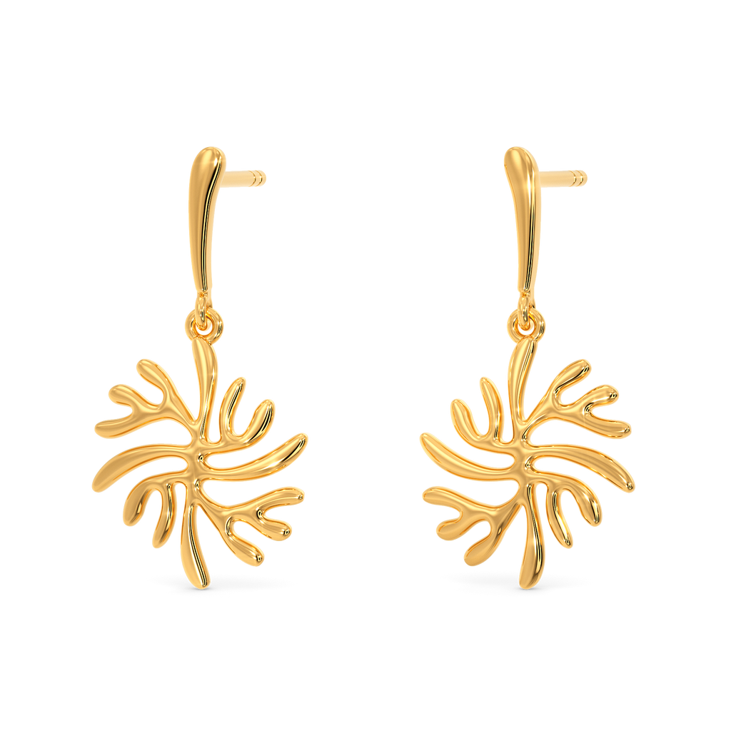 Ocean Escape Gold Earrings