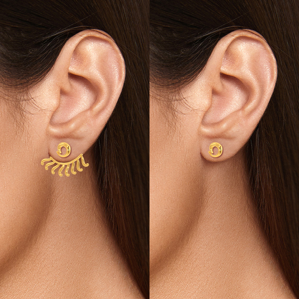Ocean Trove Gold Earrings