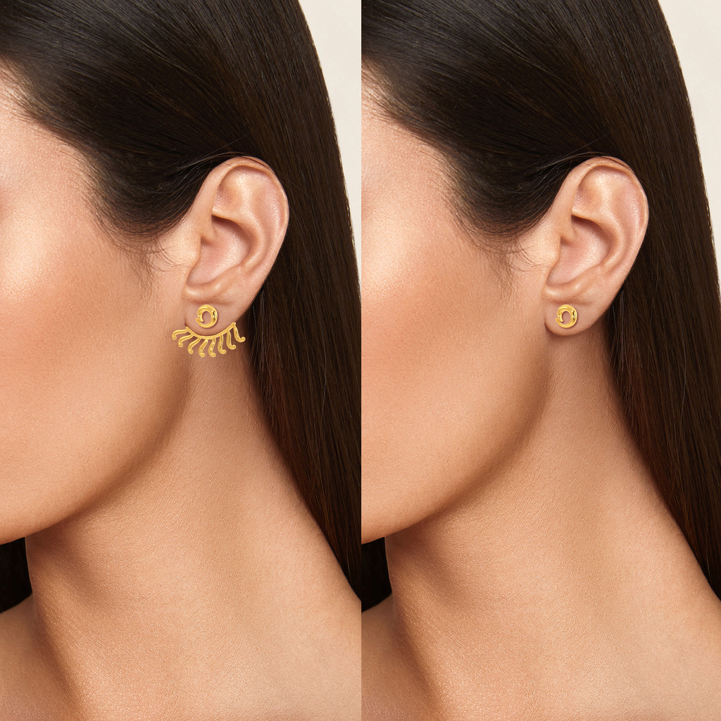 Ocean Trove Gold Earrings