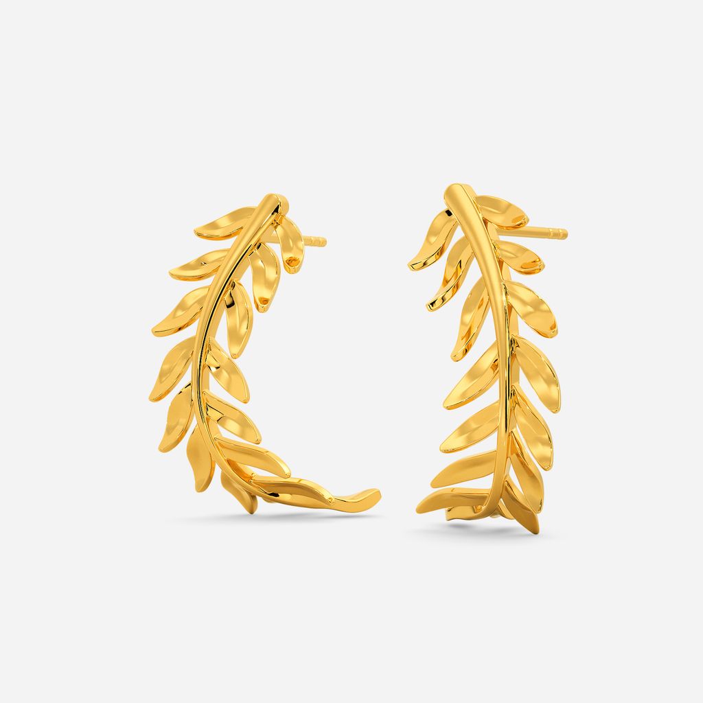 O-live Gold Earrings
