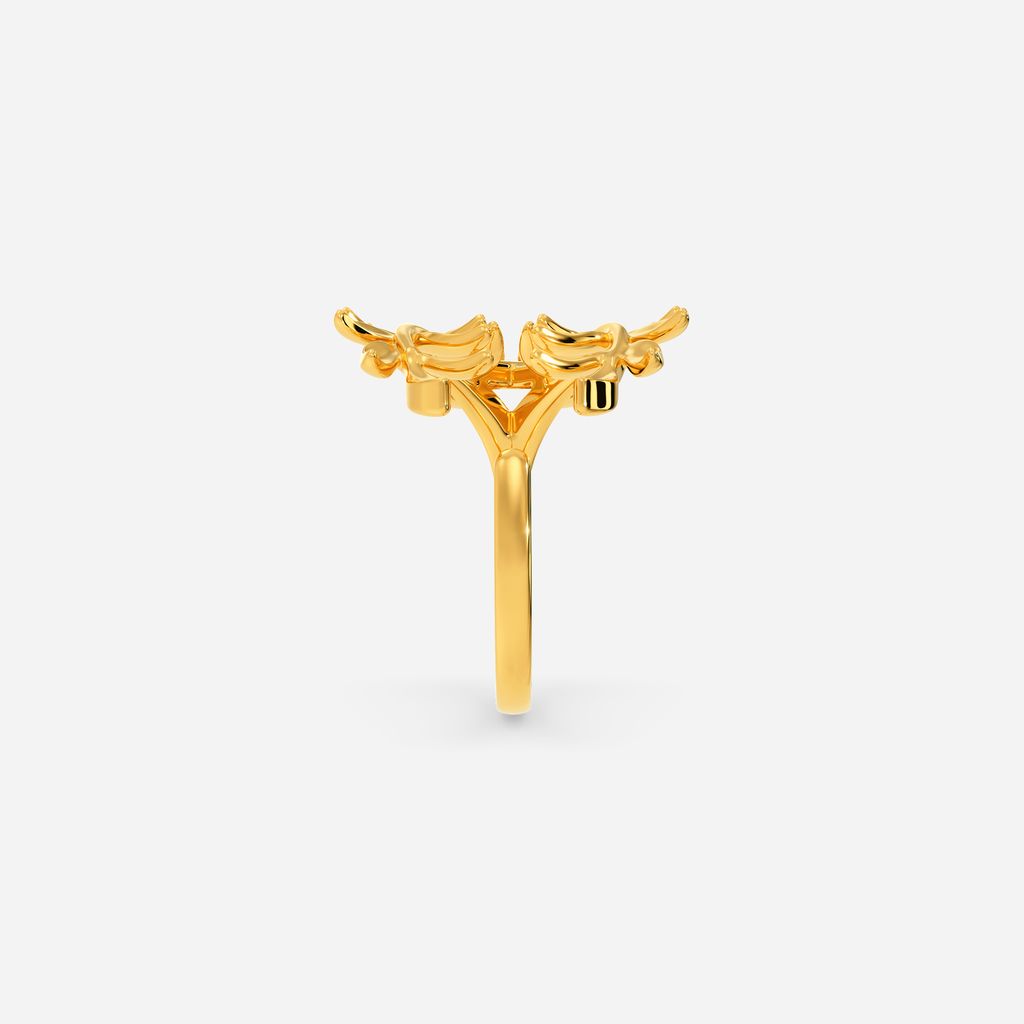 Goddess Gia Gold Rings image