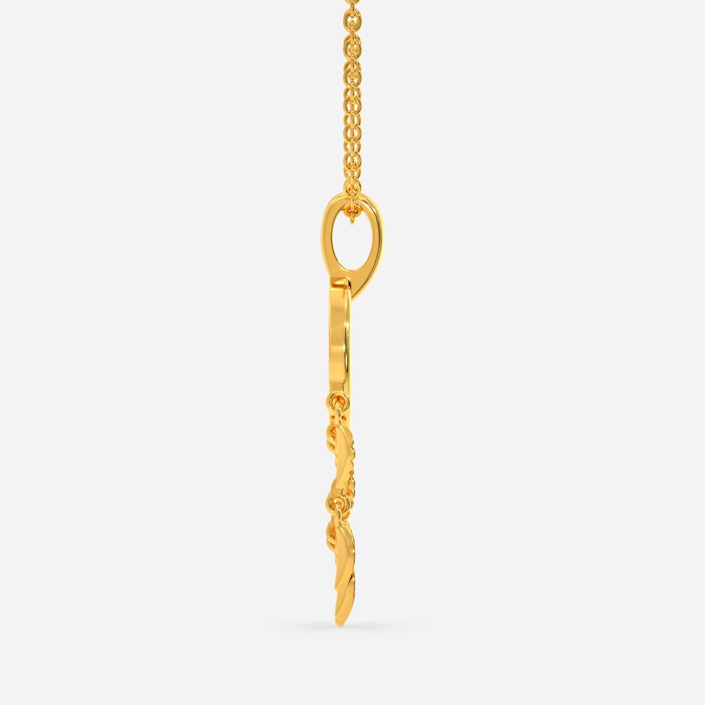 Greek Olive Gold Pendants