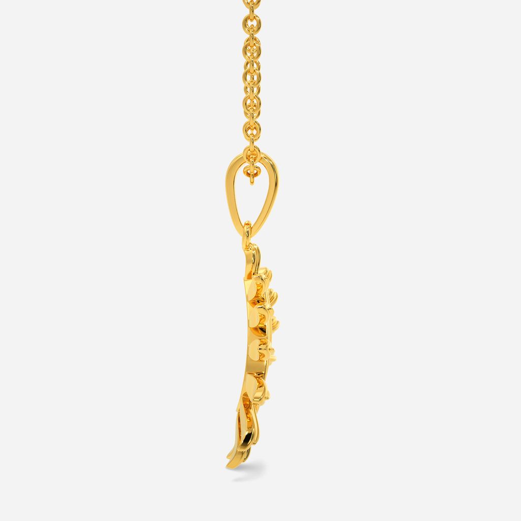 Drawn Vine Gold Pendants