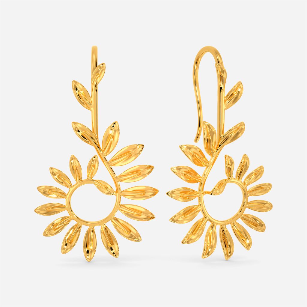Vines of Greece Gold Earrings