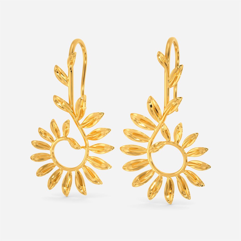 Vines of Greece Gold Earrings