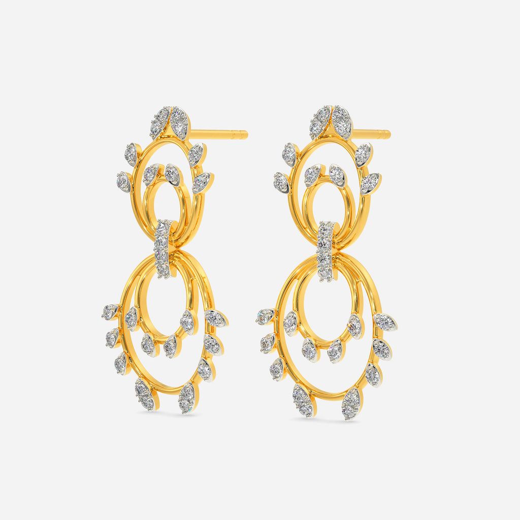 Greek Goddess Diamond Earrings