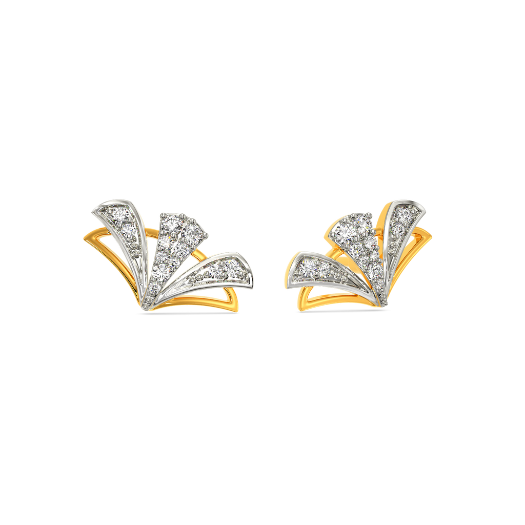 Futurism Unleashed Diamond Earrings