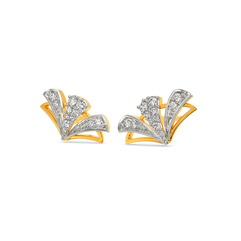 Futurism Unleashed Diamond Earrings