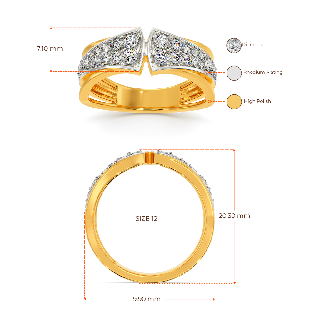 Rugged Party Diamond Rings image