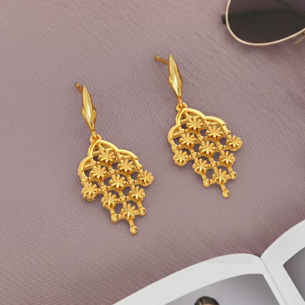 Lace Obsessed Gold Earrings