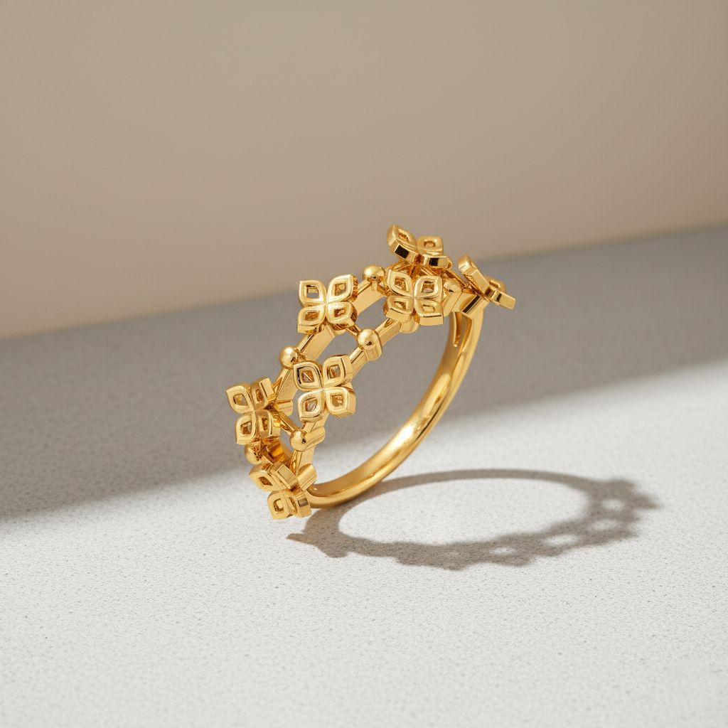 Wear Like Lace Gold Rings alternate view 3