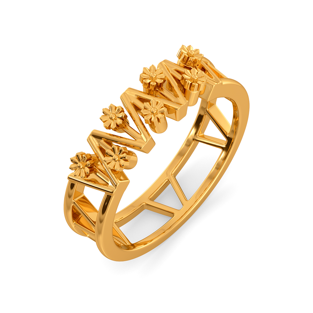 Lace Reimagined Gold Rings