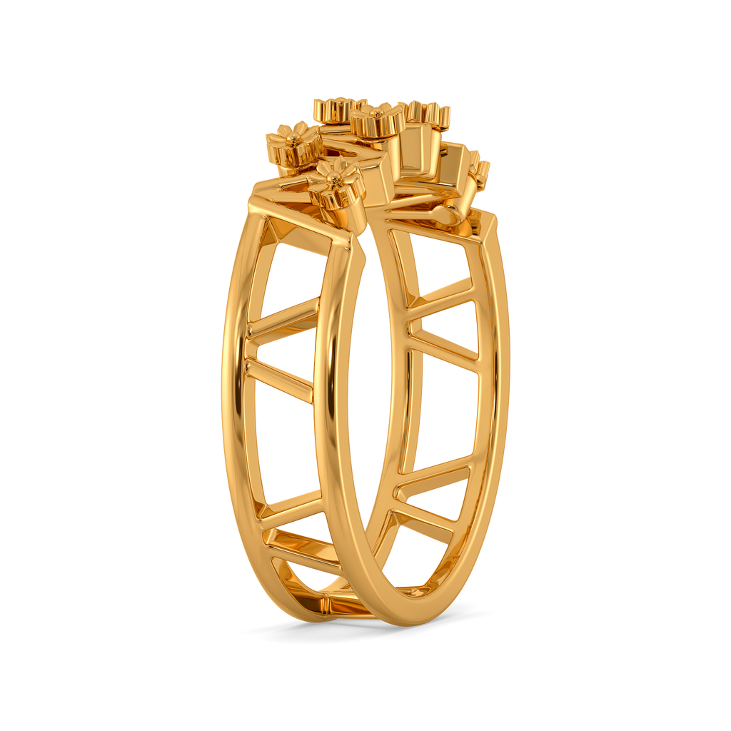 Lace Reimagined Gold Rings image