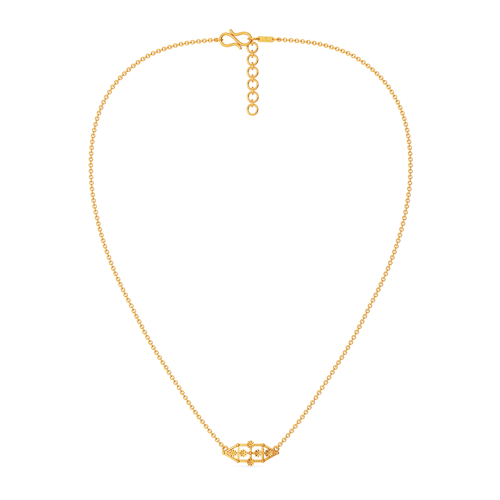 Lace Reimagined Gold Necklaces