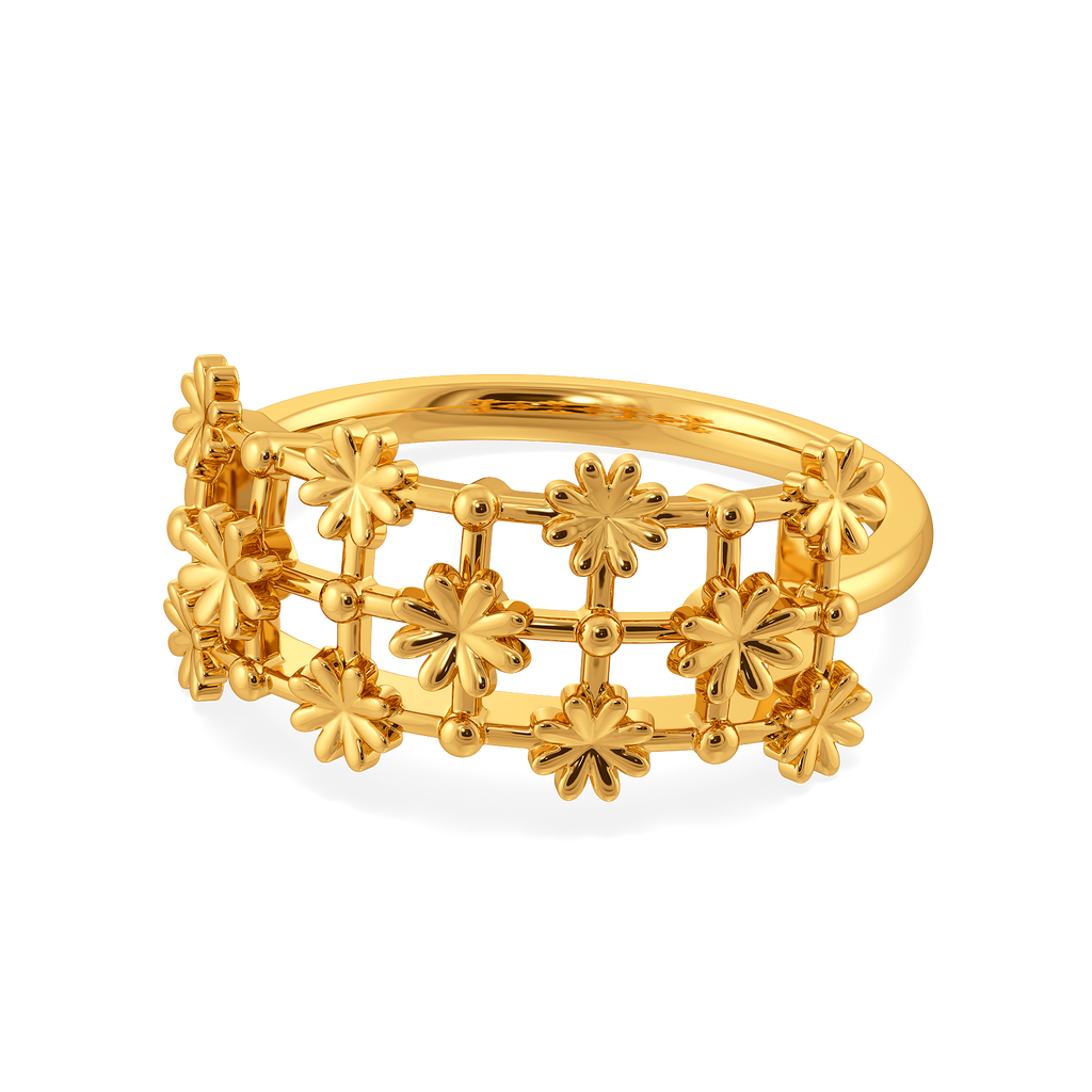 Lace Obsessed Gold Rings alternate view 2