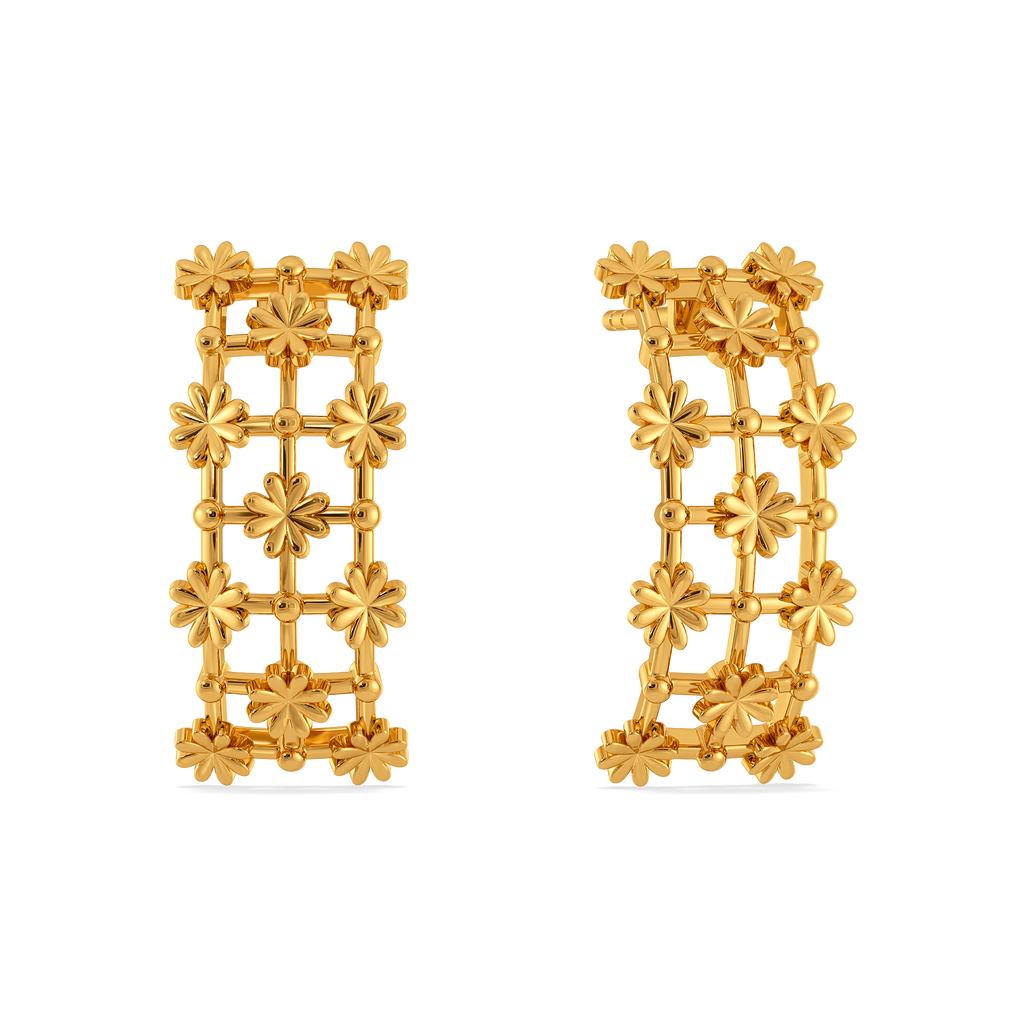 Lace Obsessed Gold Earrings