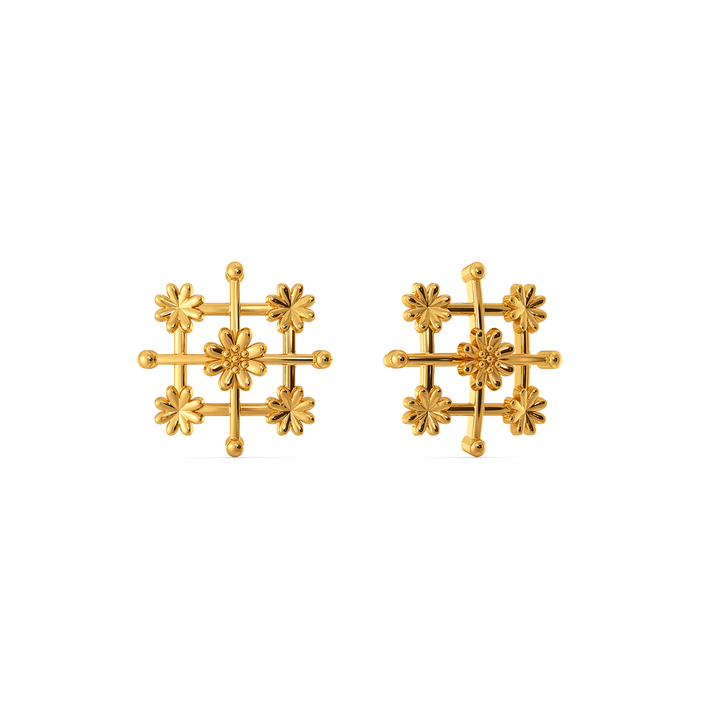 Lace Obsessed Gold Earrings