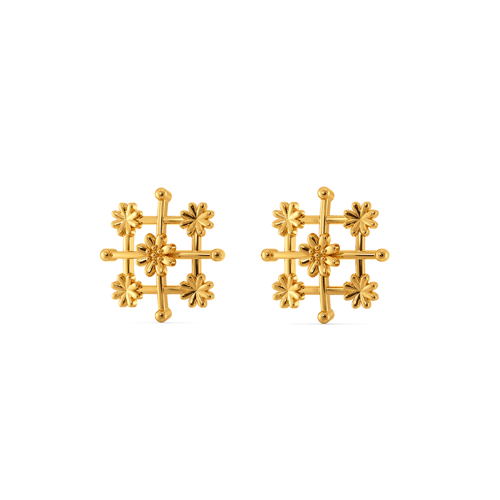 Lace Obsessed Gold Earrings