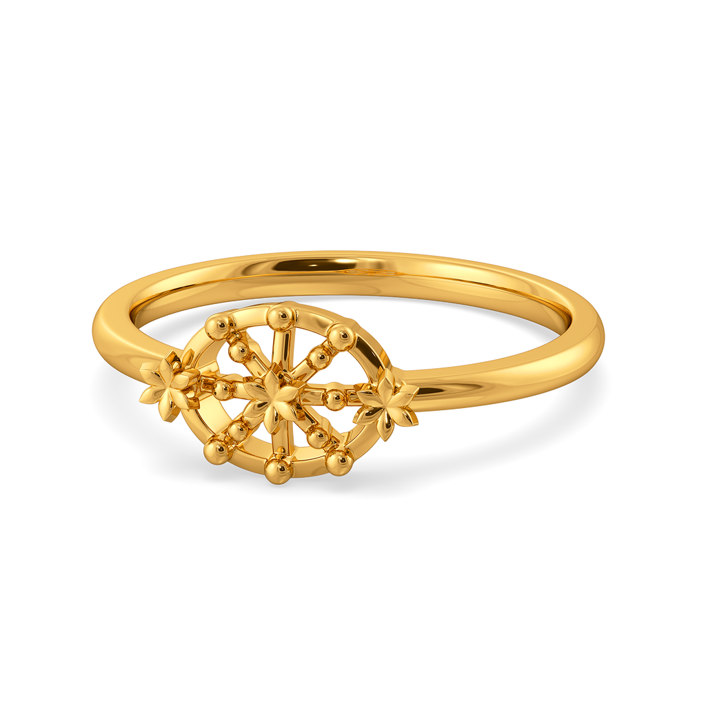 Lovely Lace Gold Rings alternate view 2