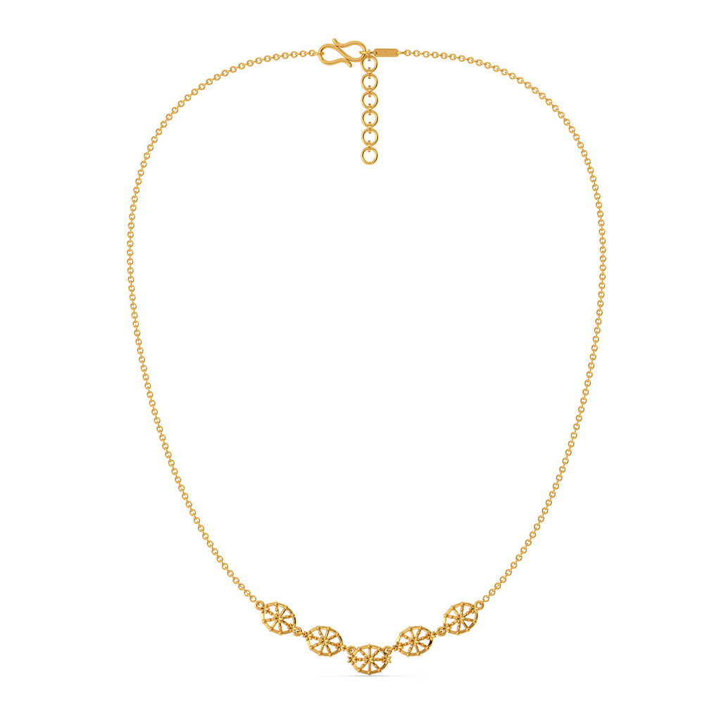 Lovely Lace Gold Necklaces