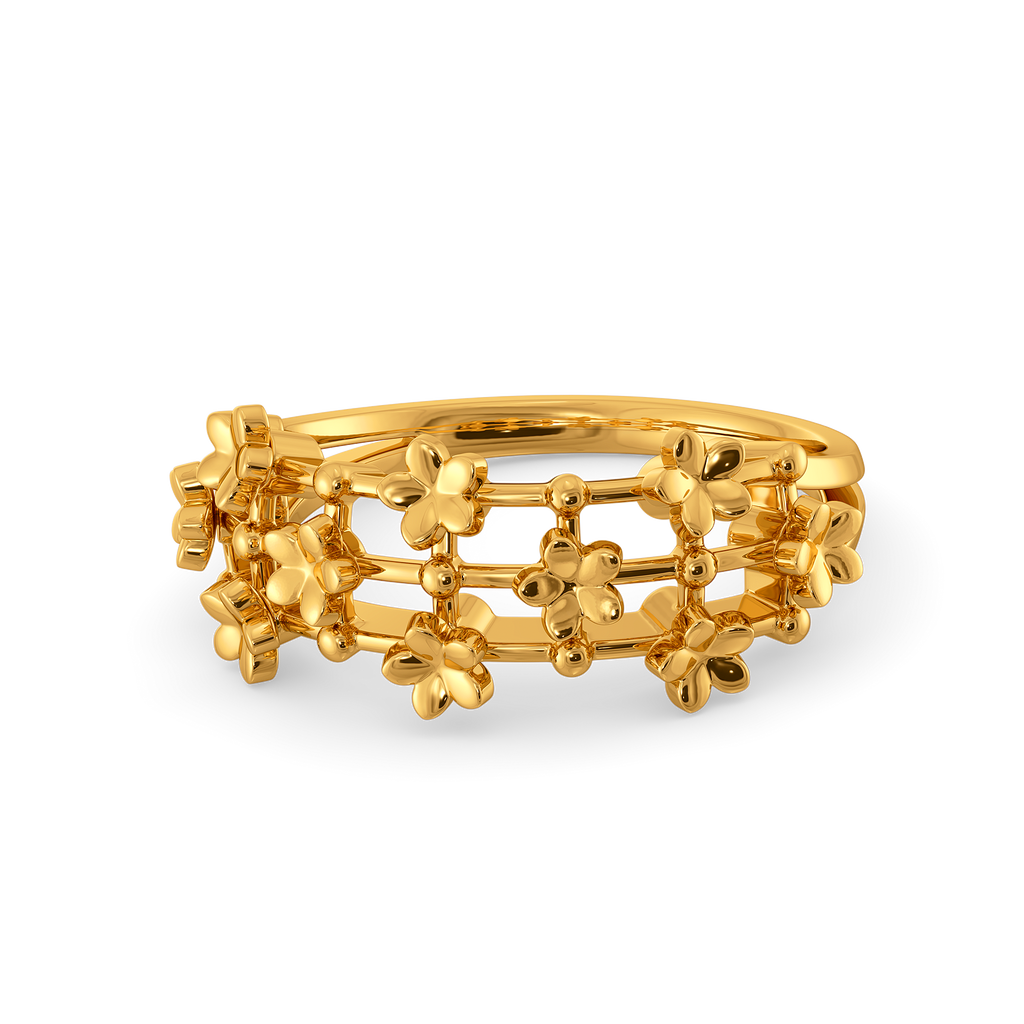Bloom Lace Gold Rings alternate view 2