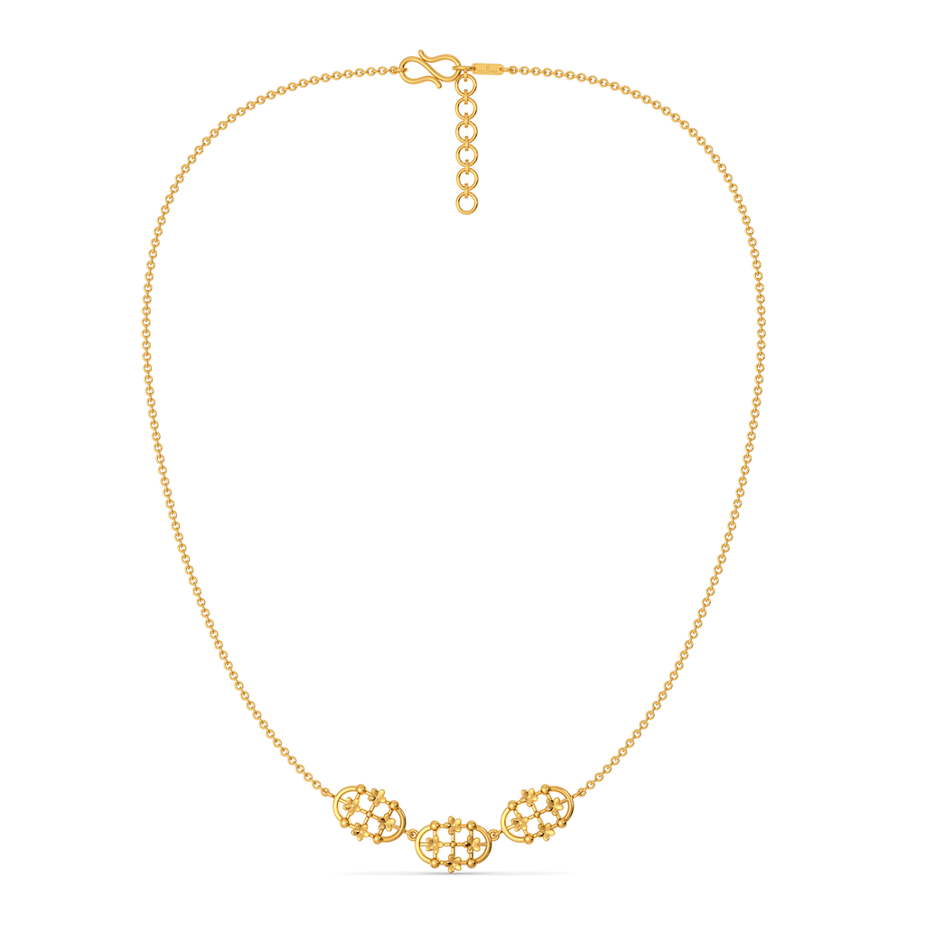 Bloom Lace Gold Necklaces