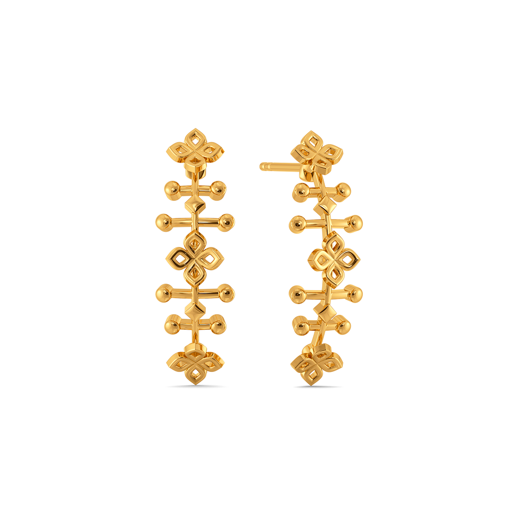 Wear Like Lace Gold Earrings