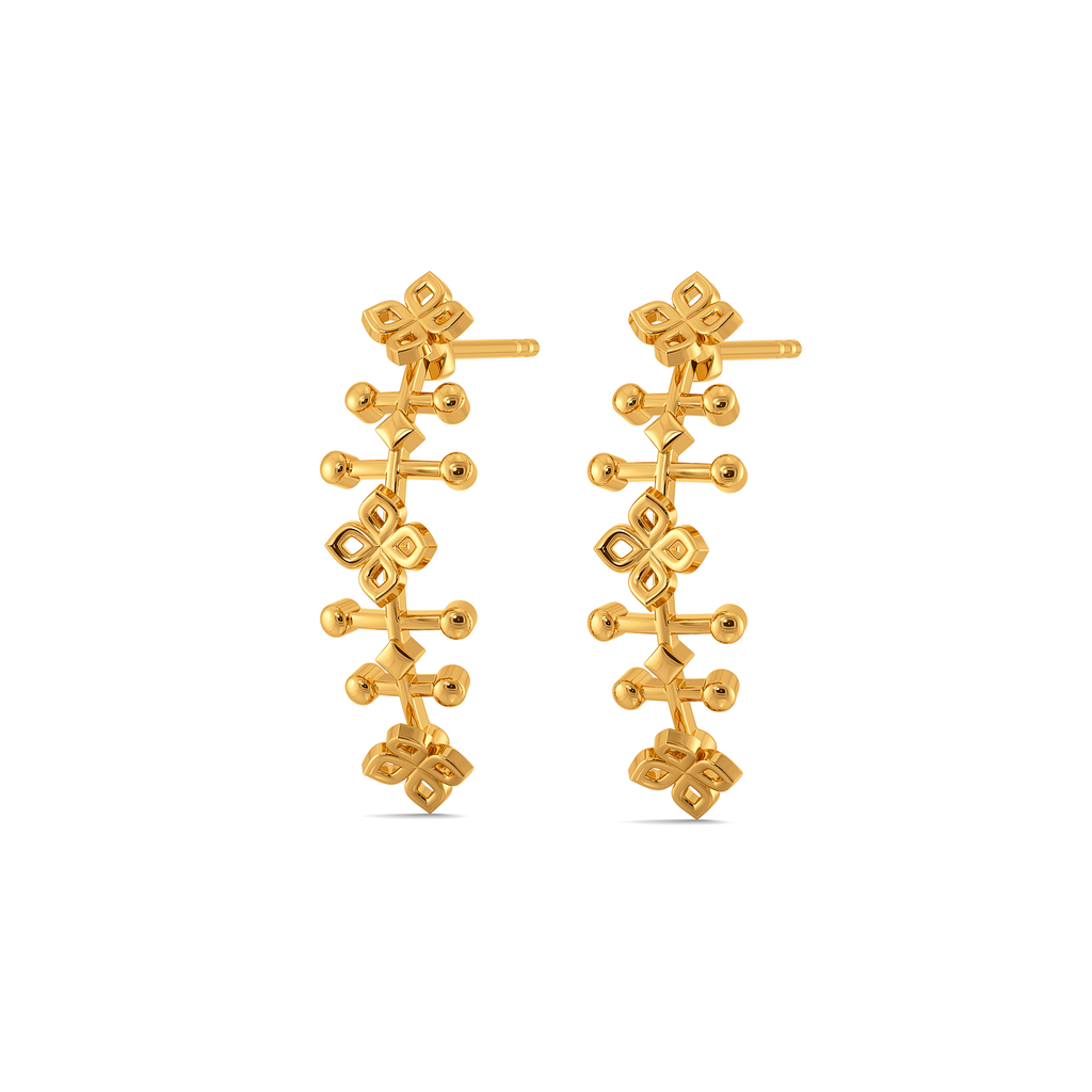 Wear Like Lace Gold Earrings