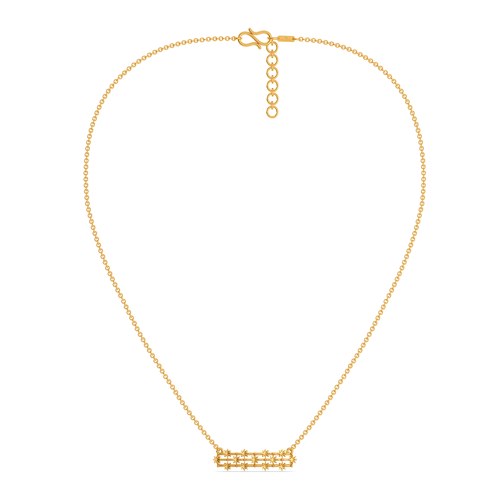 Laced With Elegance Gold Necklaces