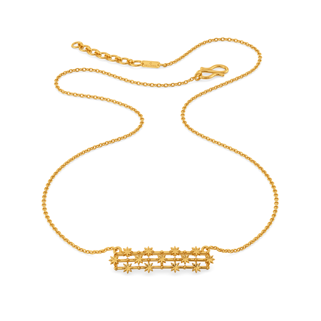 Laced With Elegance Gold Necklaces