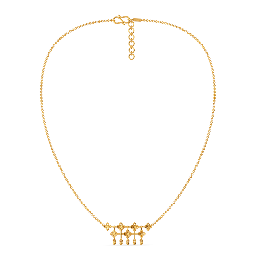 Flash of Lace Gold Necklaces