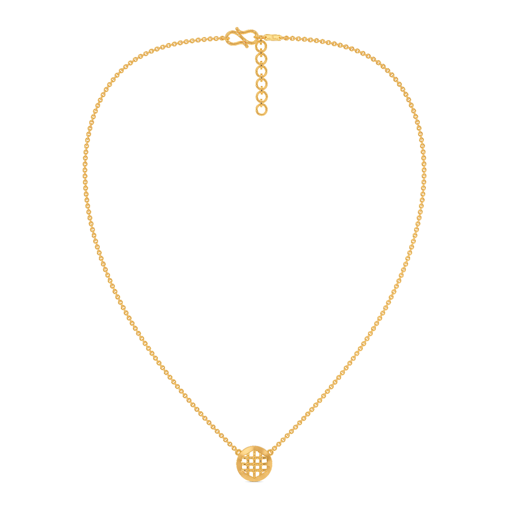 Plaid Perfect Gold Necklaces