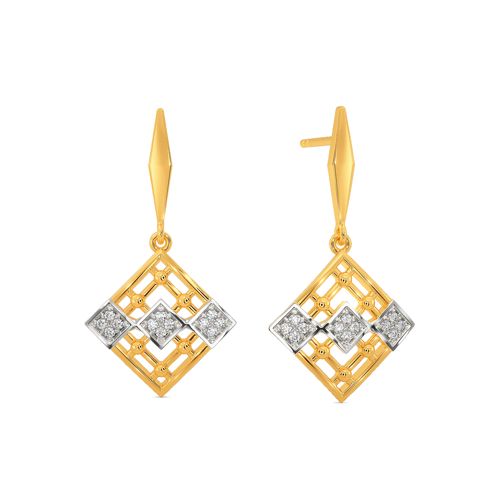 Heritage Meets Rebellion Diamond Earrings