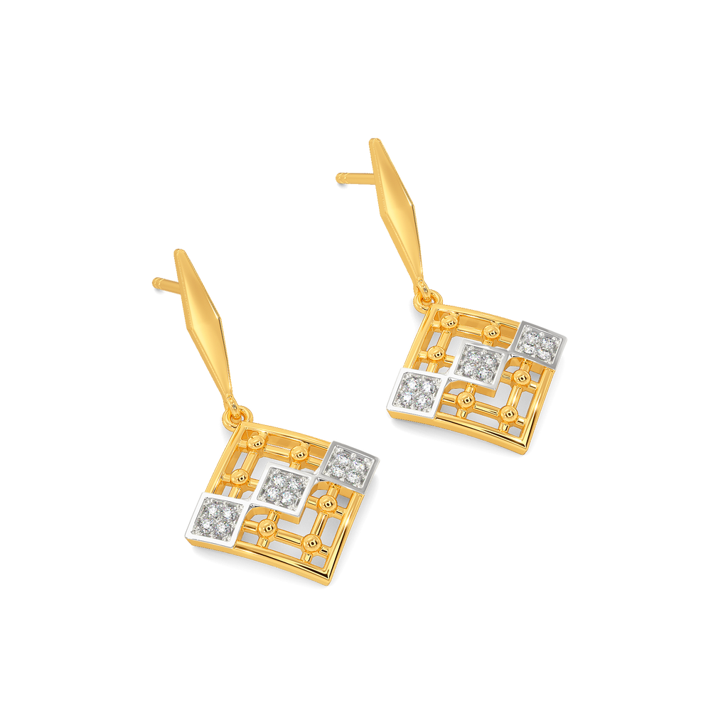 Heritage Meets Rebellion Diamond Earrings