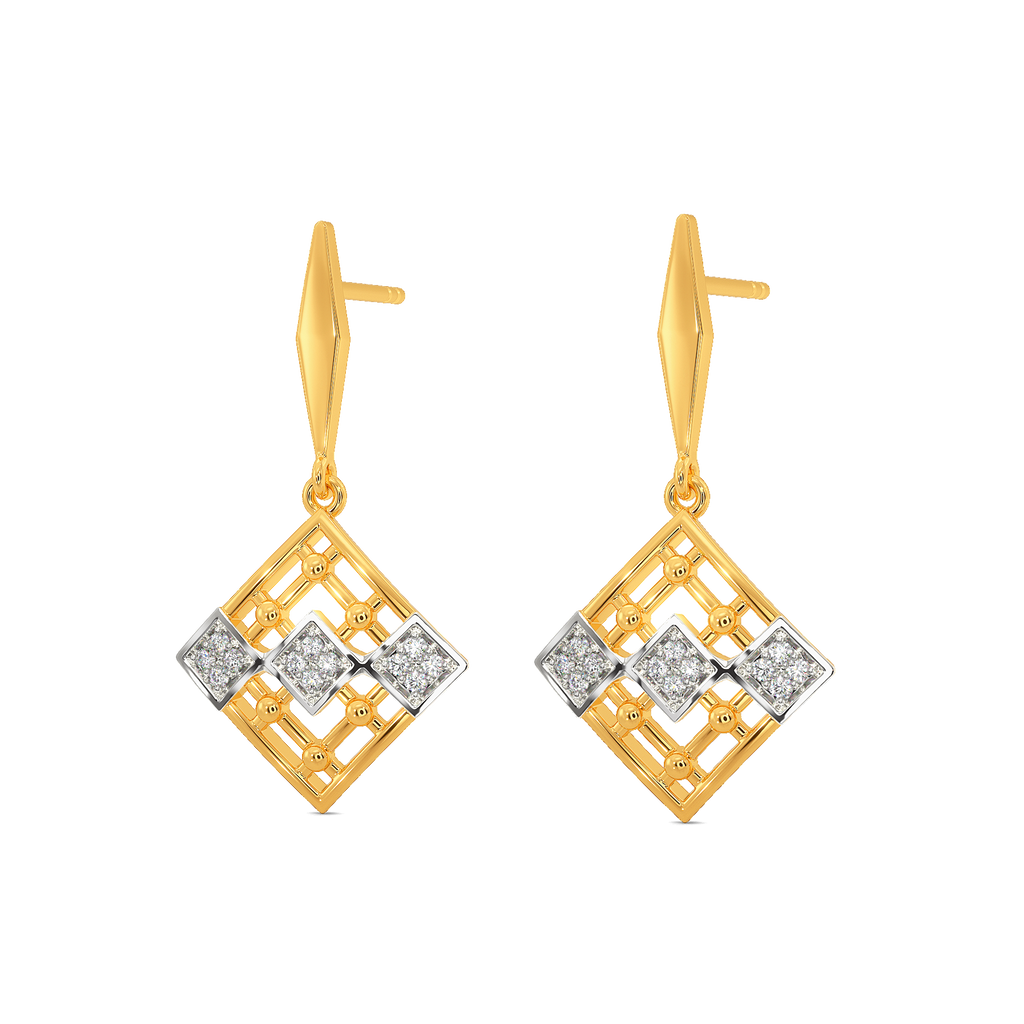 Heritage Meets Rebellion Diamond Earrings