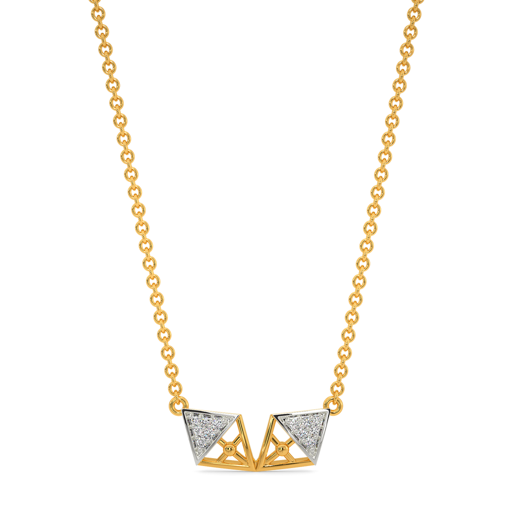 Plaid Soul Diamond Necklaces