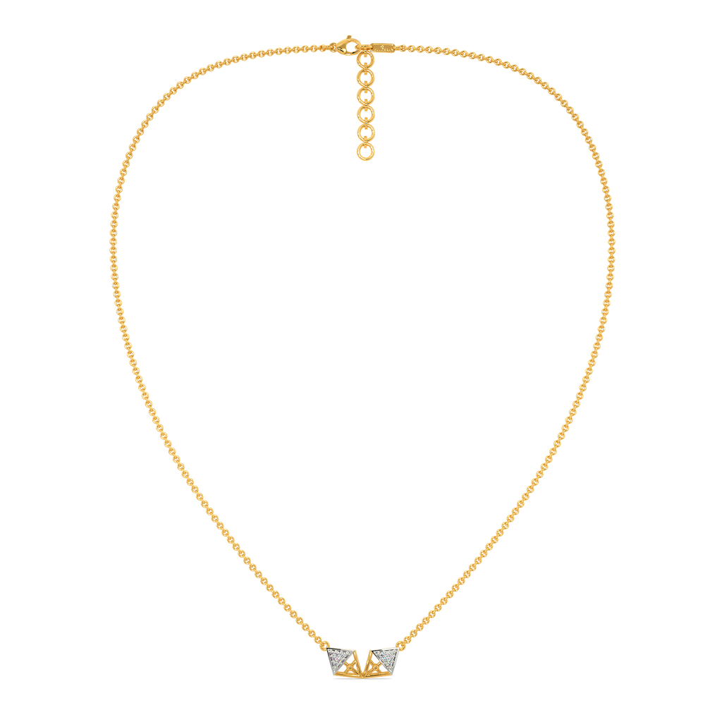 Plaid Soul Diamond Necklaces