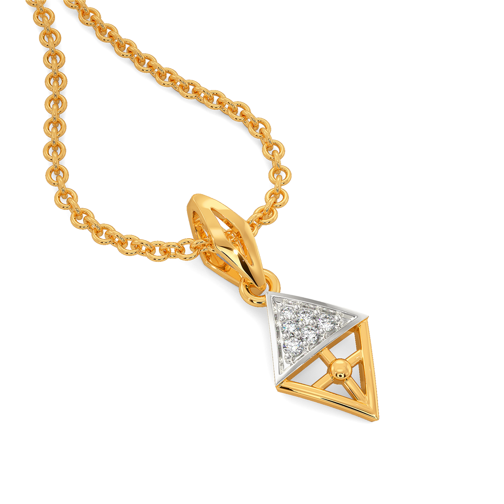 Plaid Soul Diamond Pendants