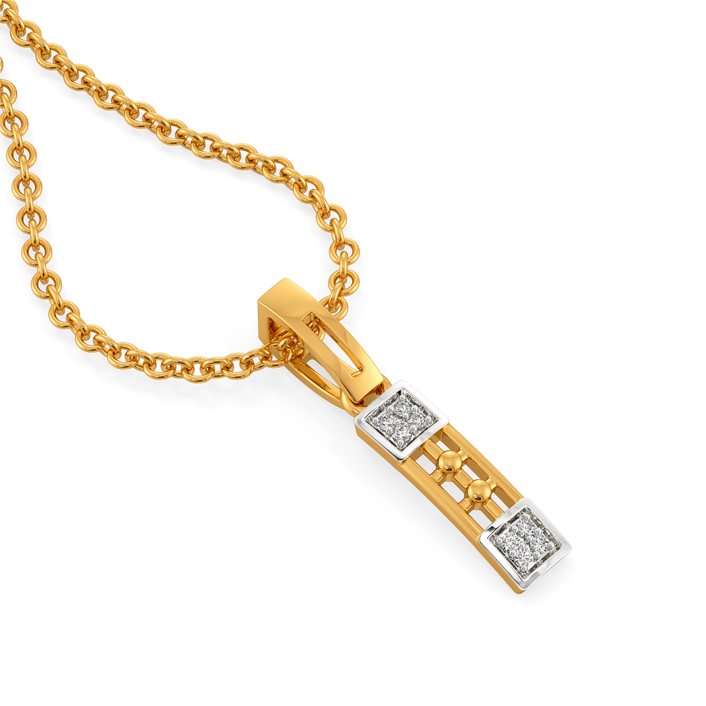 Classic Plaid Diamond Pendants