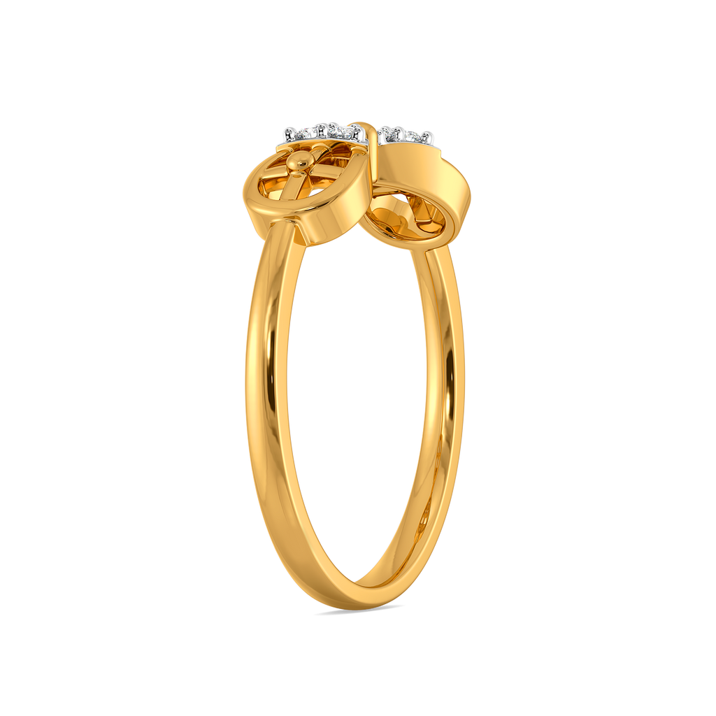 Wrapped in Plaid Diamond Rings image