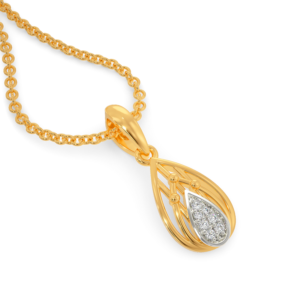 Wrapped in Plaid Diamond Pendants
