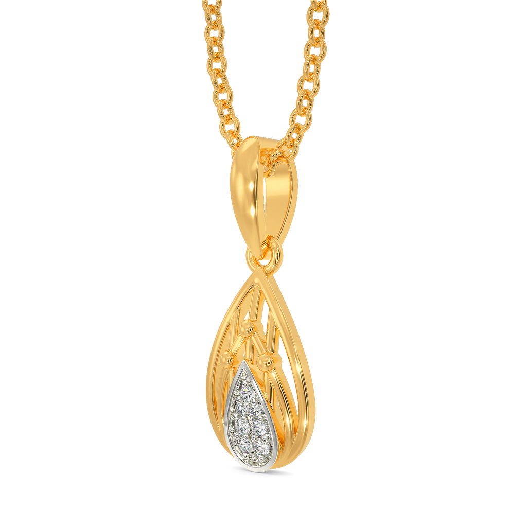 Wrapped in Plaid Diamond Pendants