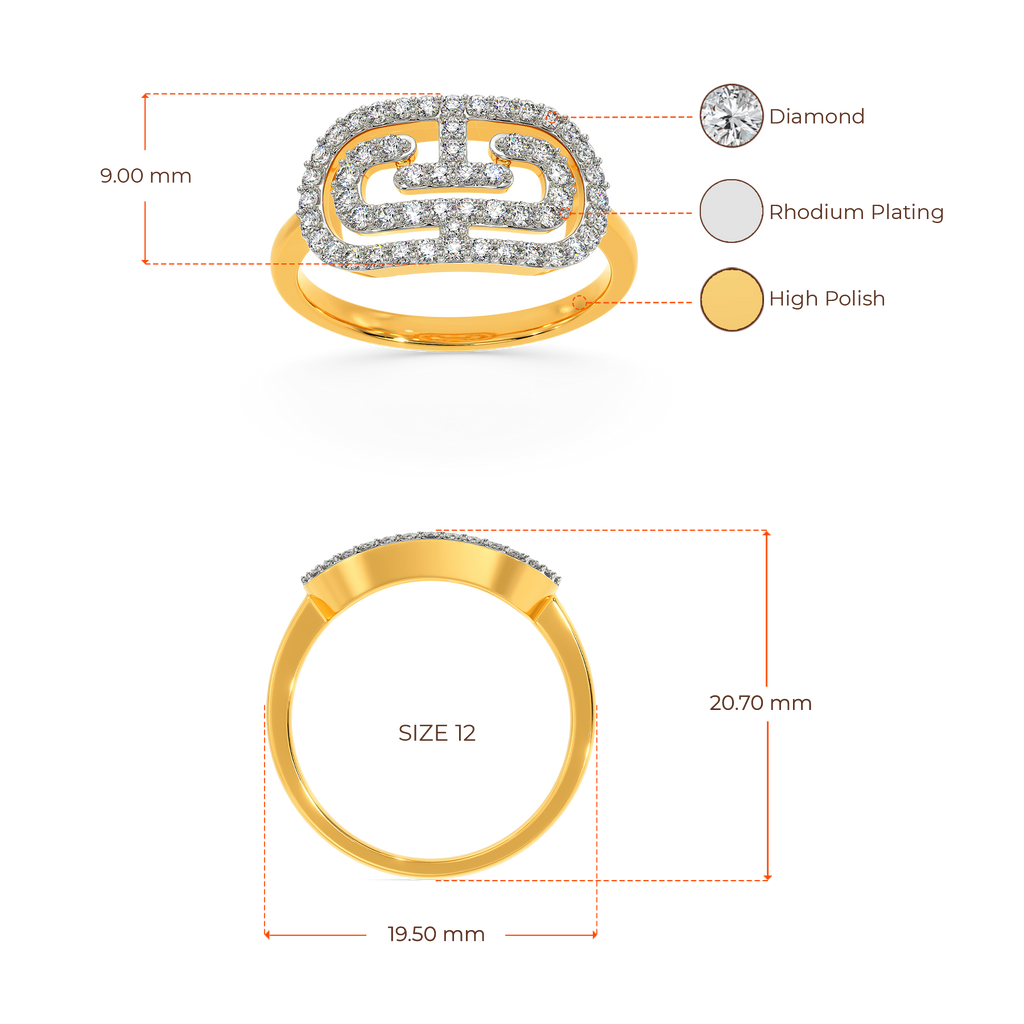 Make a Print Statement Diamond Rings image