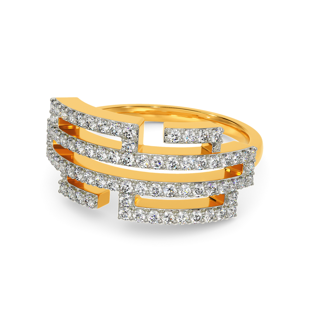 Glitch Effect Diamond Rings alternate view 2